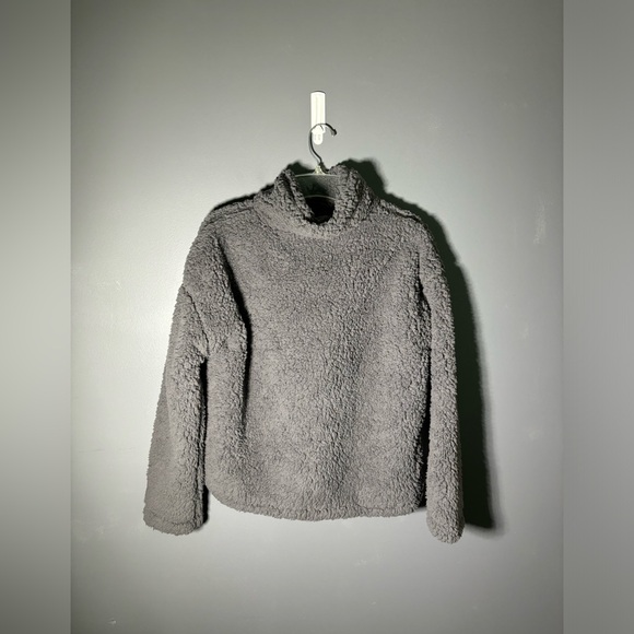 Thread & Supply 1/4 Zip Sherpa Pullover Womens Size Small - Picture 2 of 4